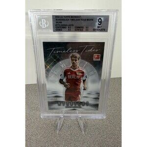 2024-25 Topps Midnight Bundesliga Timeless Tides Diogo Leite #TT-2 Moon Beam /49